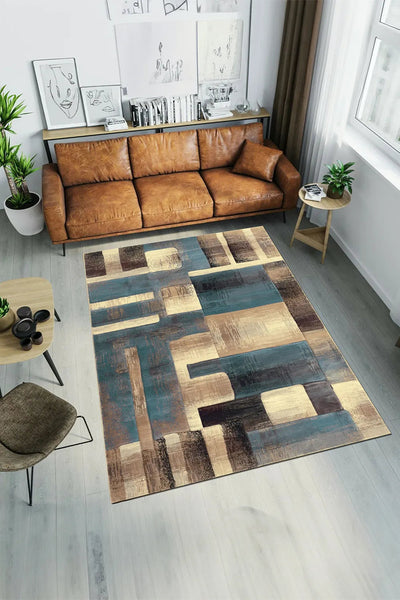 Ellie Contemporary Rug - 111 Blue