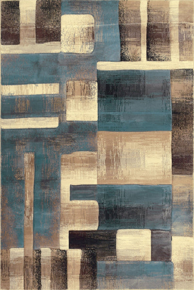 Ellie Contemporary Rug - 111 Blue