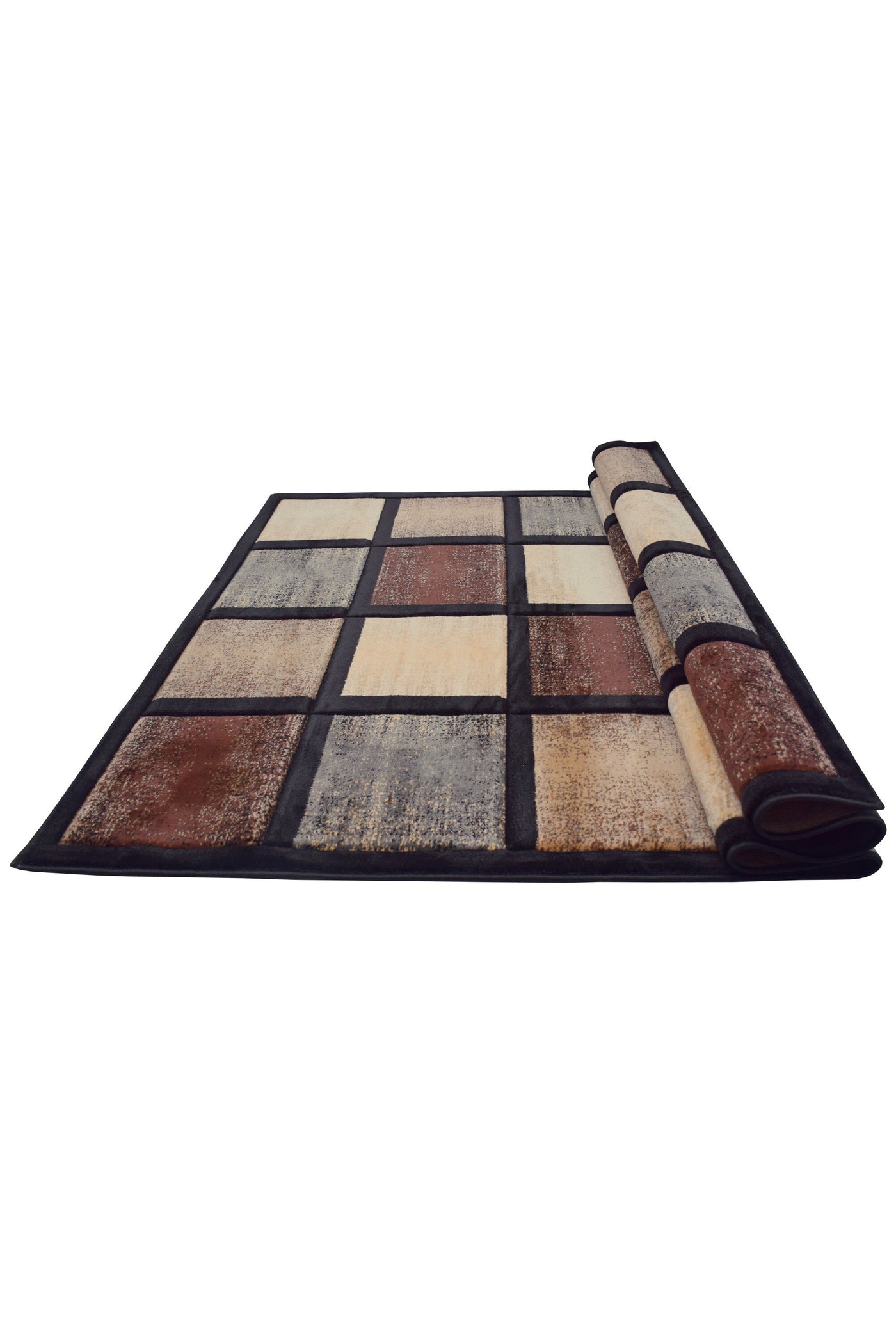 Ellie Contemporary Rug - 105 Brown