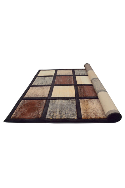 Ellie Contemporary Rug - 105 Brown