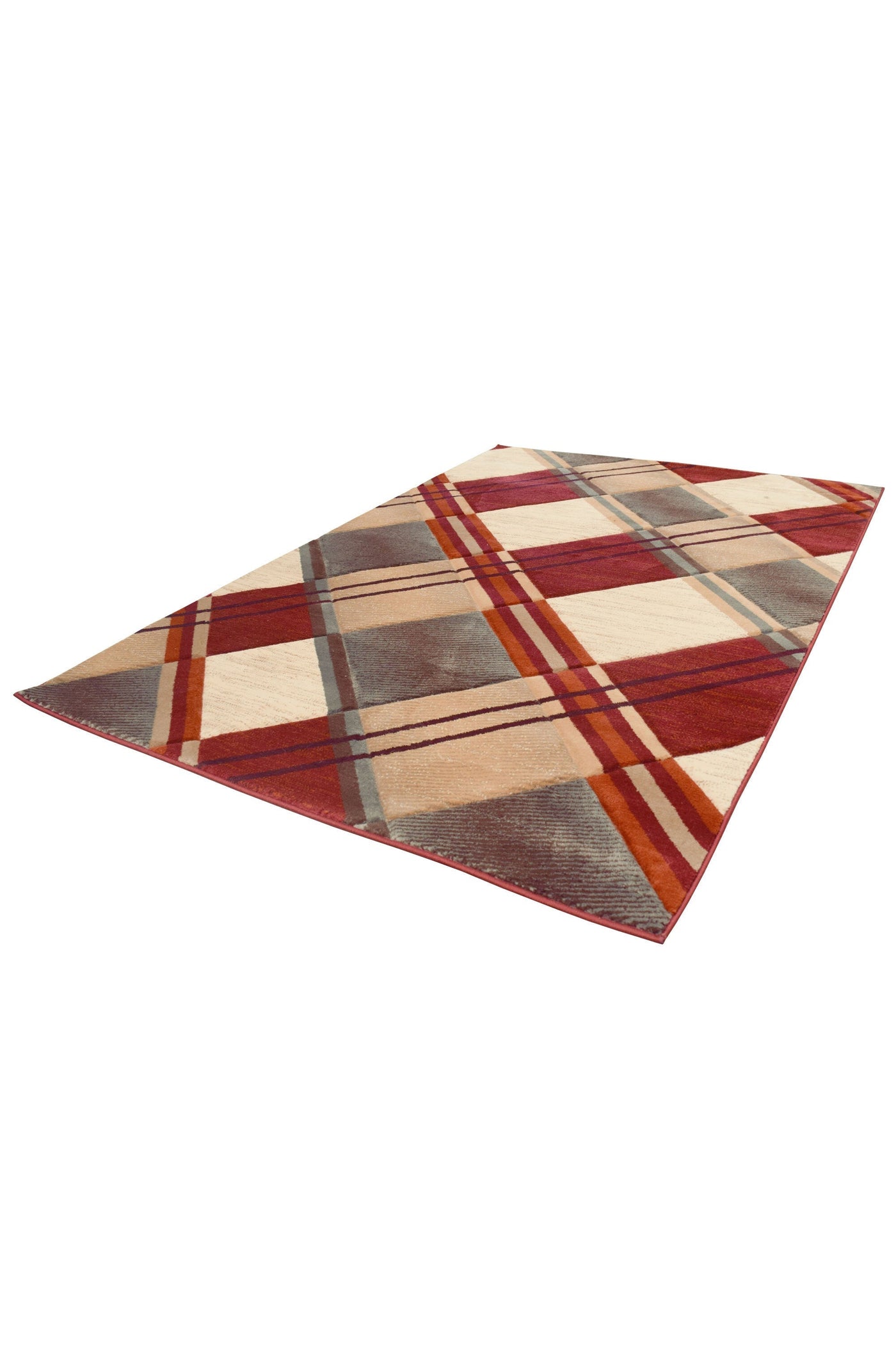 Ellie Diamond Rug - 103 Red