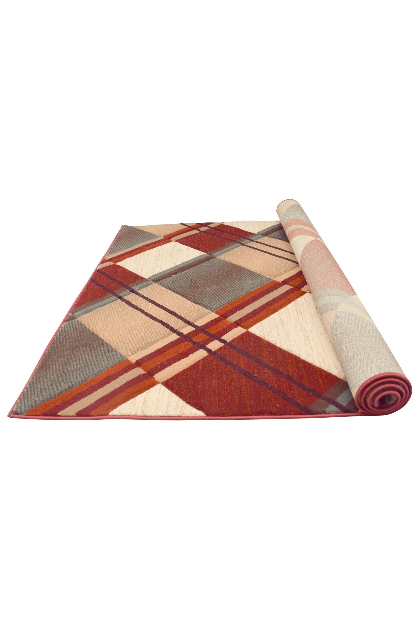 Ellie Diamond Rug - 103 Red