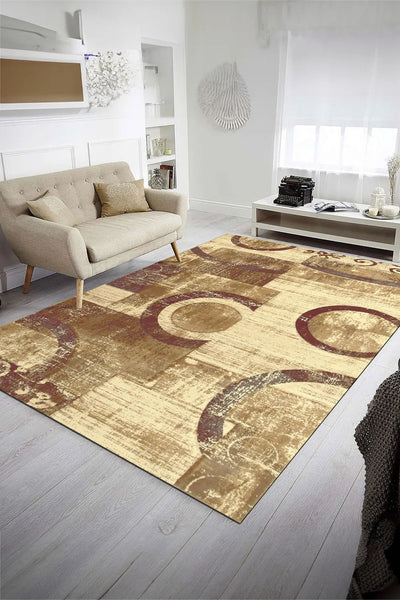 Ellie Contemporary Rug - 113 Beige