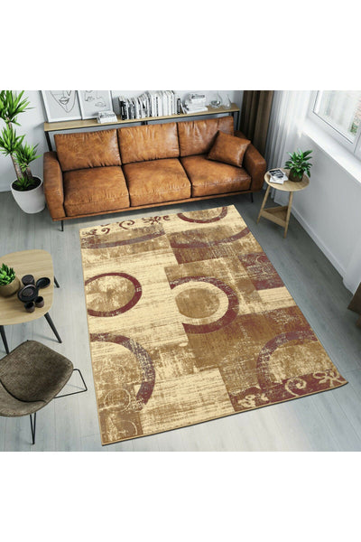 Ellie Contemporary Rug - 113 Beige