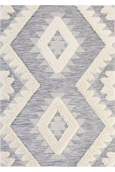 Elizabeth Geometric Rug - 101 Grey