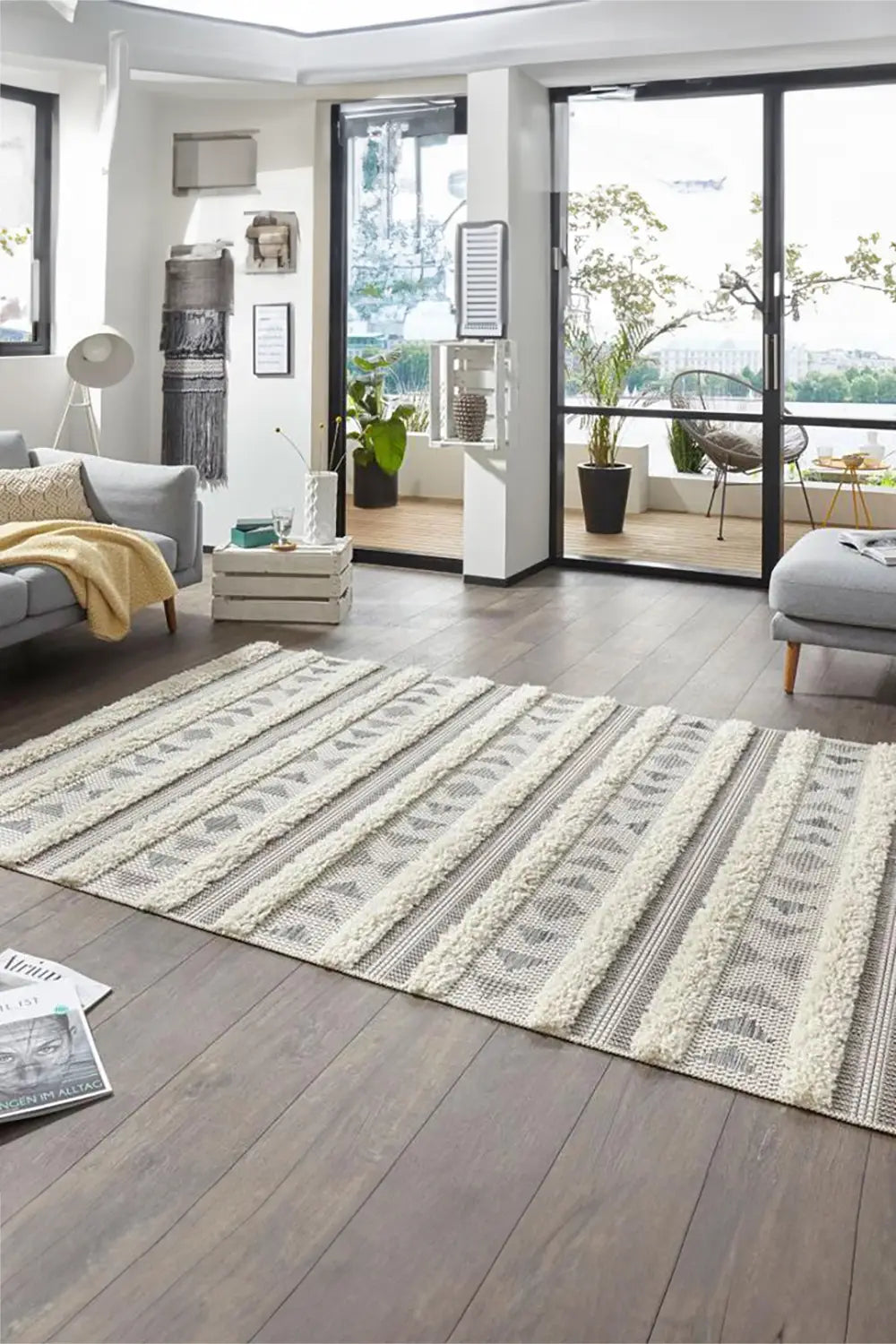 Elizabeth Geometric Rug - 103 Beige