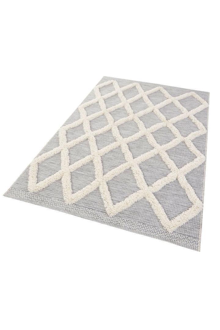 Elizabeth Geometric Rug - 104 Grey