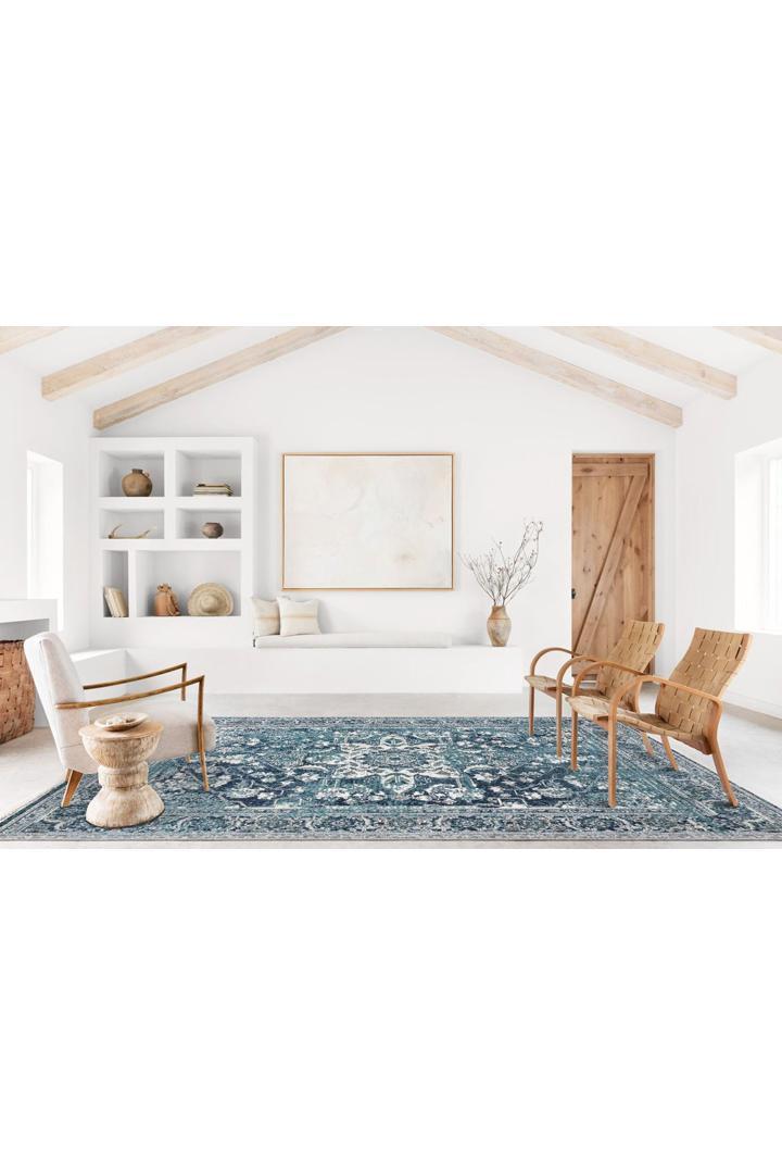 Empire Distressed Rug - 102 Blue