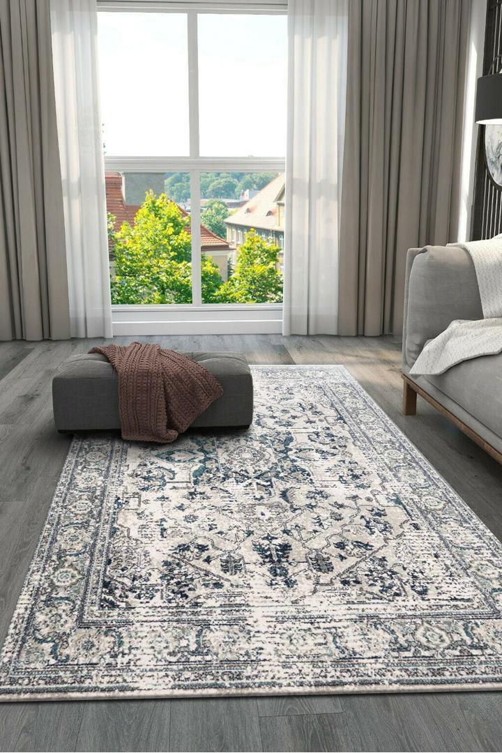 Empire Distressed Rug - 104 Blue