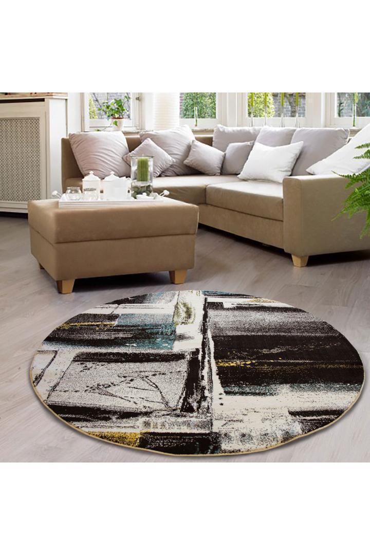 Esatto Abstract Brush strokes Rug - 105 Multi-colour