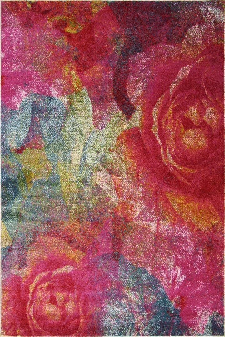 Esatto Abstract Brush strokes Rug - 113 Multicolours
