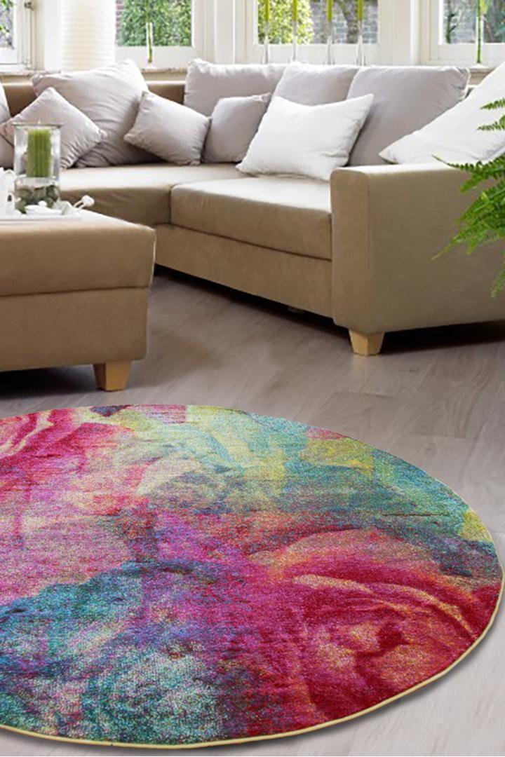 Esatto Abstract Brush strokes Rug - 113 Multicolours