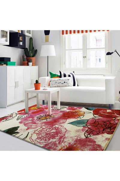 Esatto Abstract Brush strokes Rug - 111  Multicolours