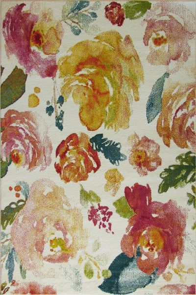 Esatto Floral rug - 109 Multicolours