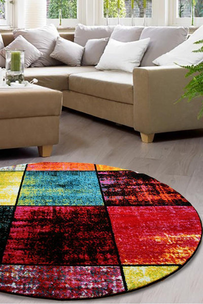 Esatto Abstract Brush strokes Rug - 117 Multicolours