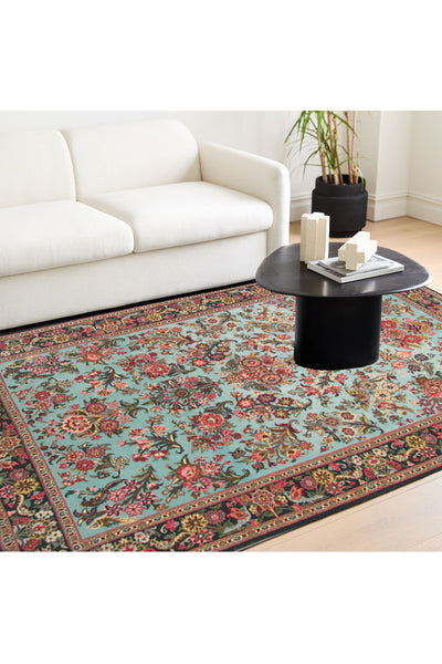 Kum Floral Hand Knotted Wool Rug - 219x143