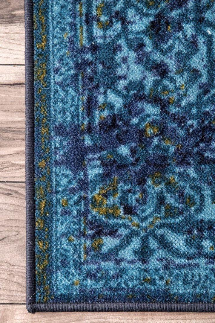 Evoke Distressed Rug - 108 Blue