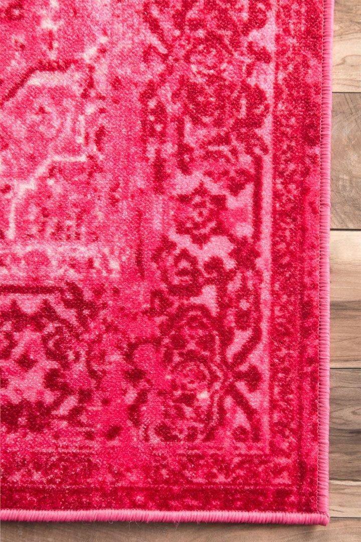 Evoke Distressed Rug - 106 Pink