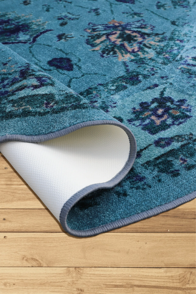 Evoke Distressed Rug - 102 Blue