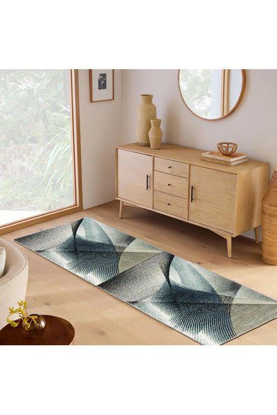 Fantasy Abstract Rug - 121 Blue