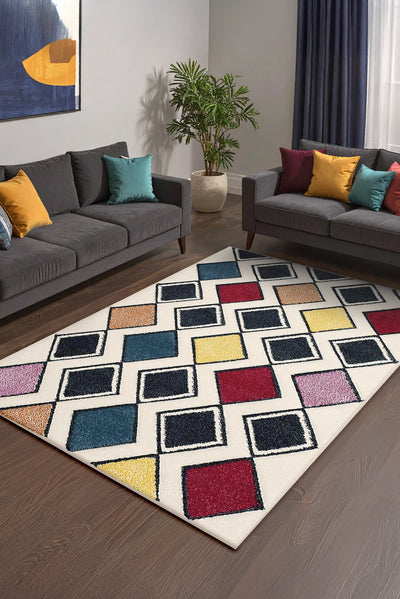 Fantasy Abstract Rug - 103 Multicolours