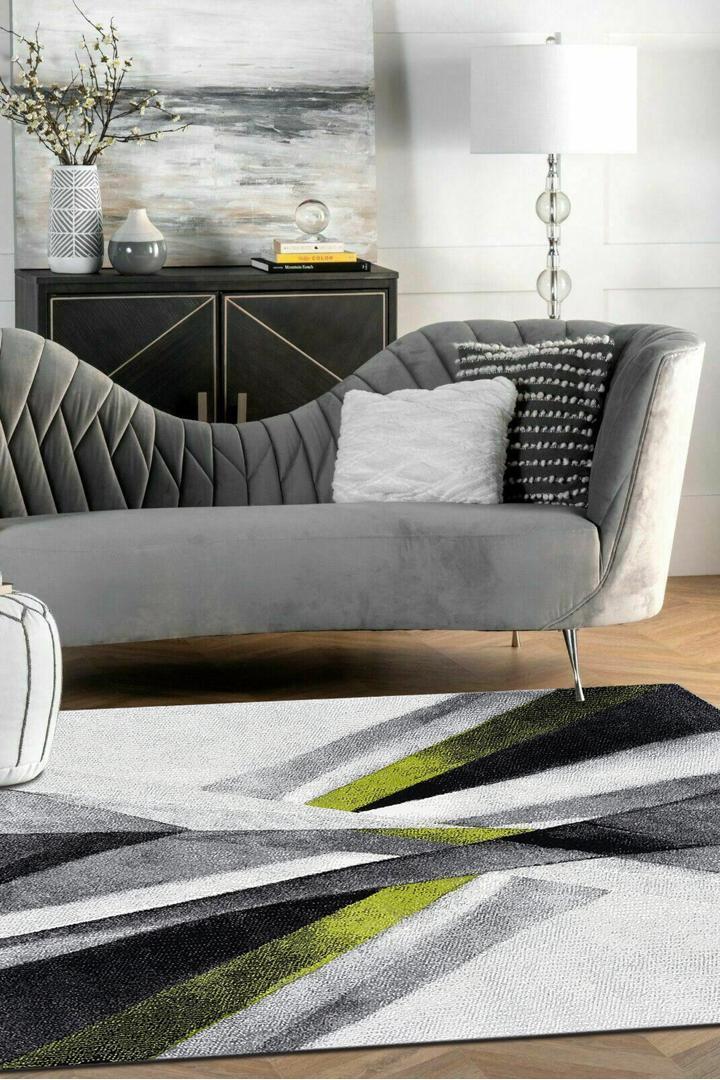 Fantasy Abstract Rug - 109 Green