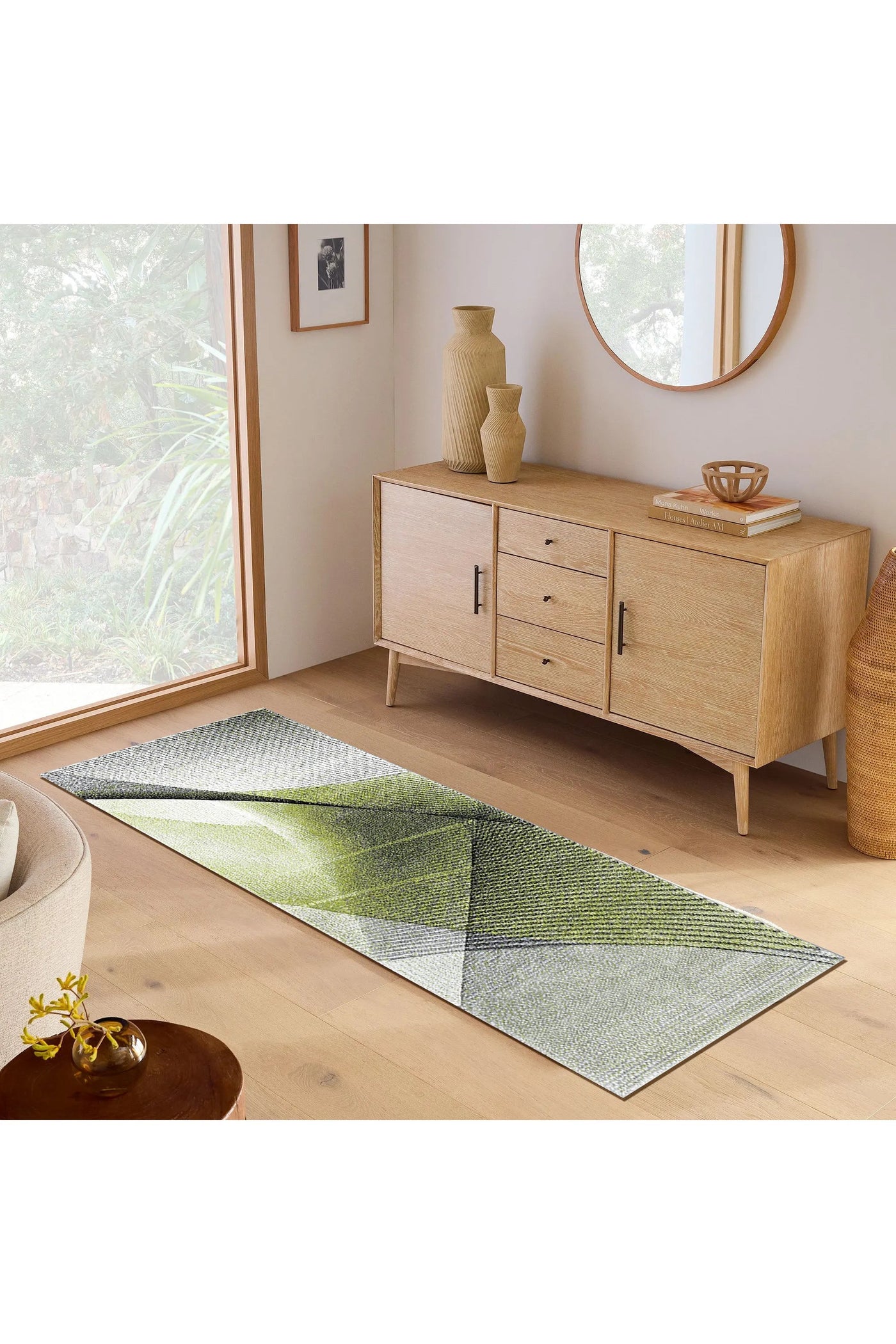 Fantasy Abstract Rug - 119 Green