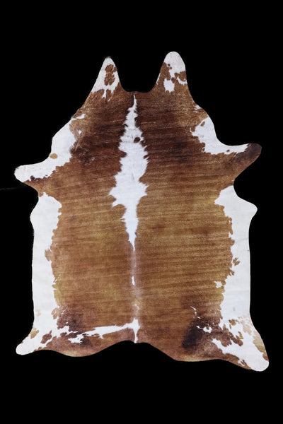 Faux Cowhide  - 900-Tan & White