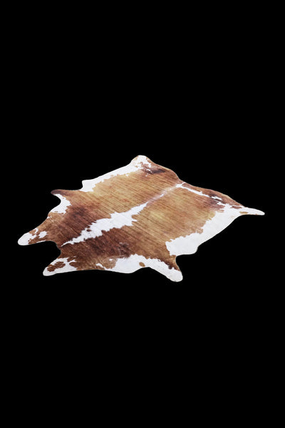 Faux Cowhide  - 900-Tan & White