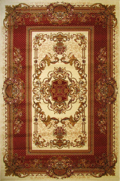 First Class Wool Traditional Medallion Rug 294-1659