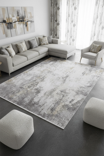Fusion Embossed Rug - 101 Grey