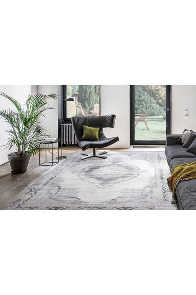 Fusion Embossed Rug - 105 Grey