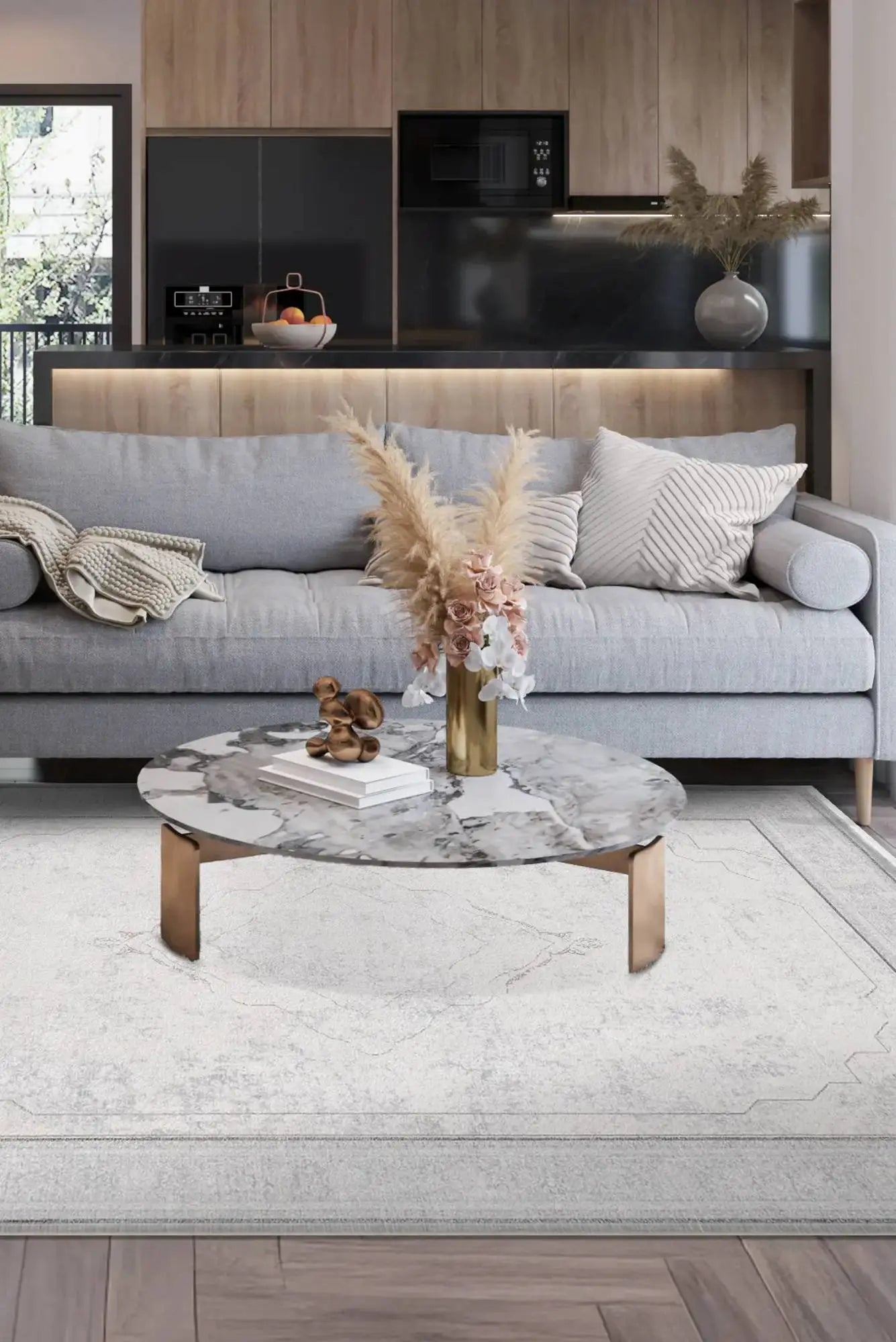 Fusion Embossed Rug - 106 Grey | Buy Rugs Online | Cyrus Rugs