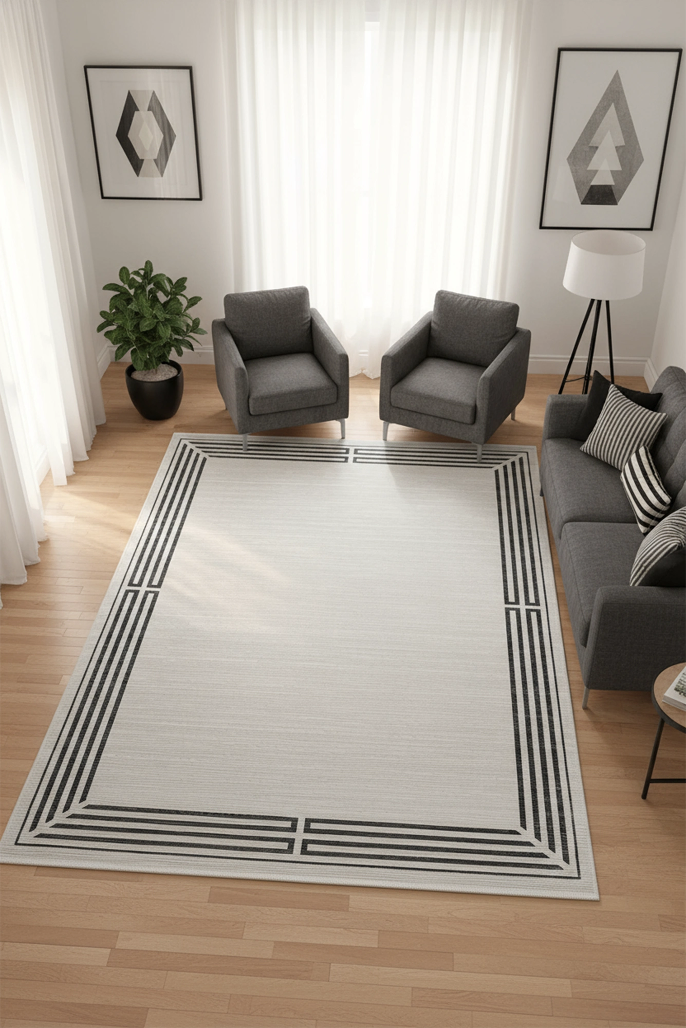 Fusion Embossed Rug - 109 Cream