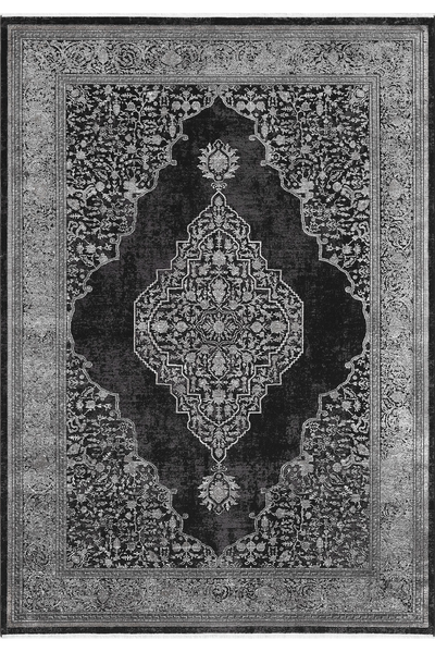 Fusion Embossed Rug - 111 - Black