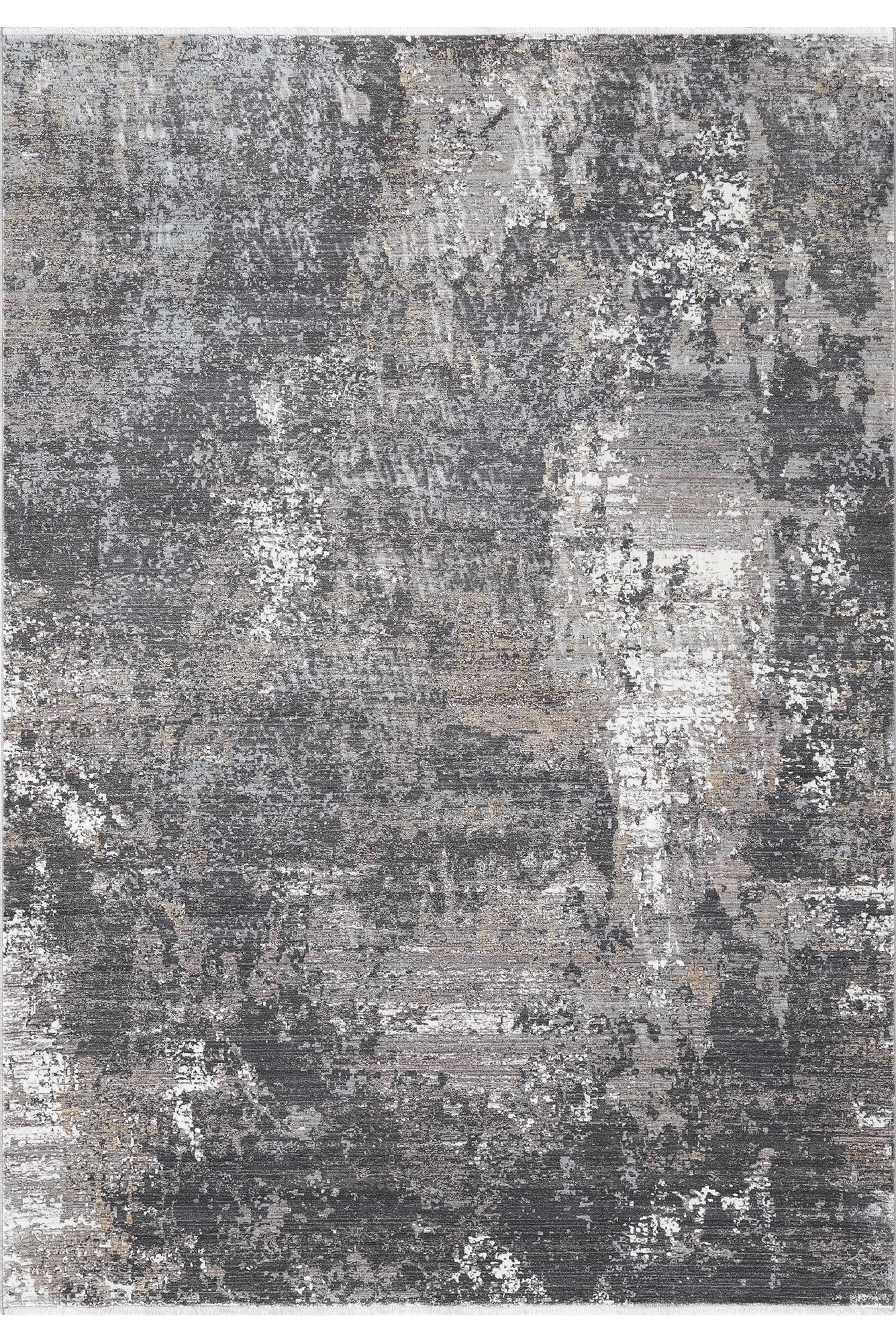 Fusion Embossed Rug - 113- Grey