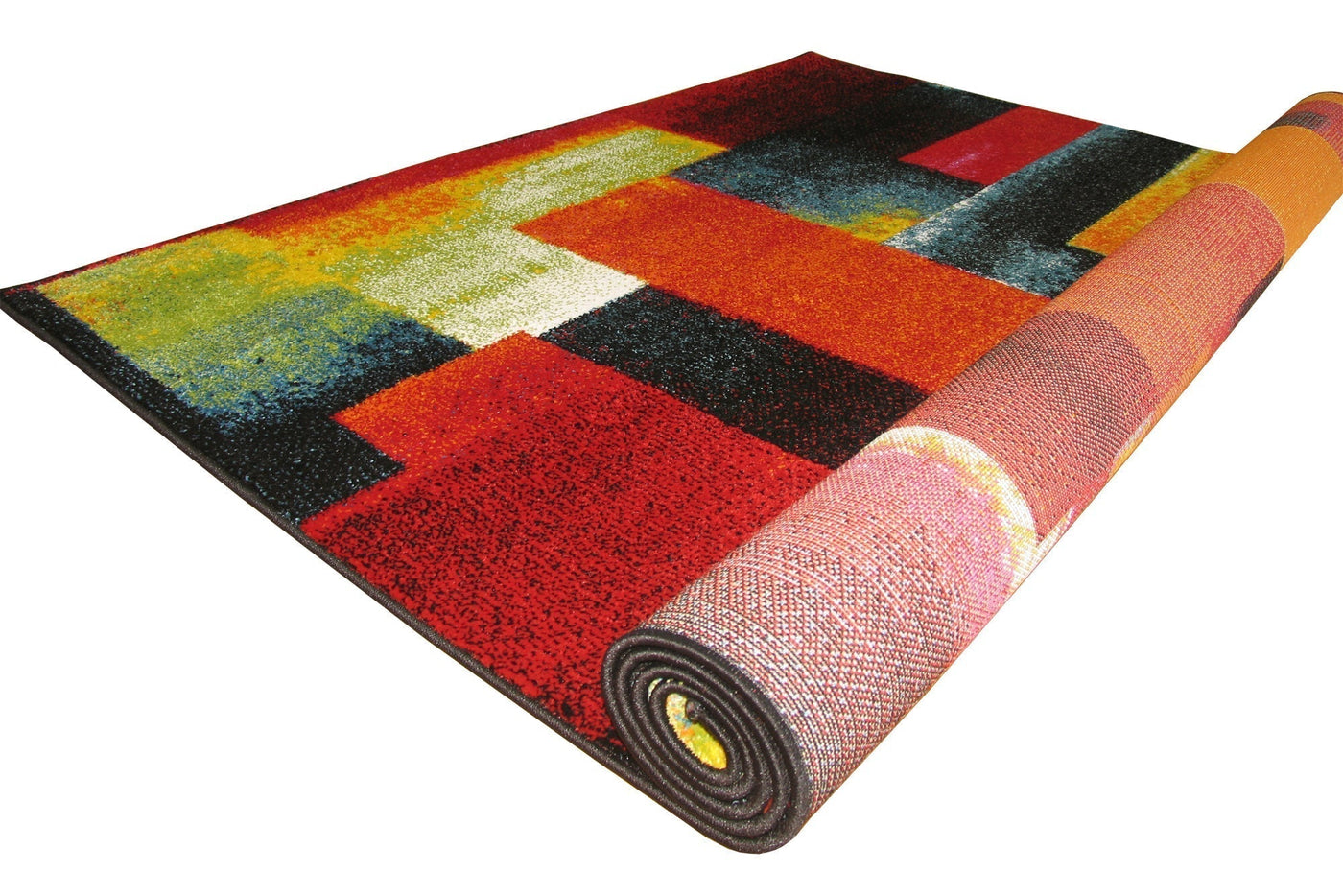 Esatto Abstract Brush strokes Rug - 103 Multicolours