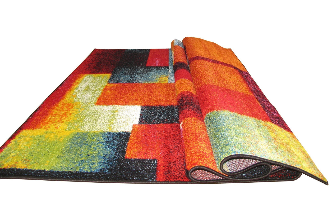 Esatto Abstract Brush strokes Rug - 103 Multicolours