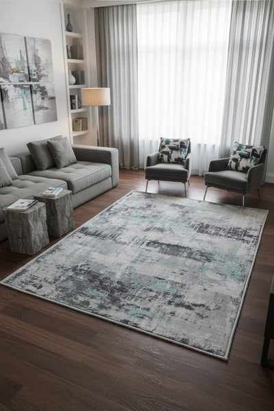 Gia Washable Abstract Rug - 108