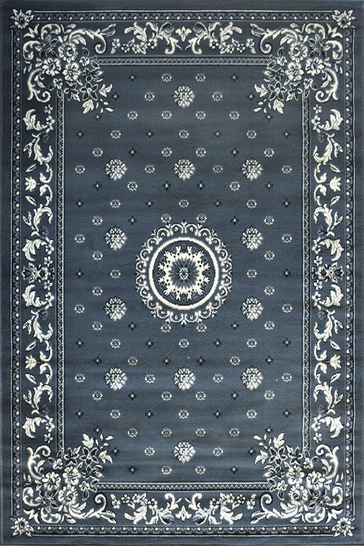 Gino Traditional Border Rug 1619V-D.GREY | Buy Rugs Online | Cyrus Rugs