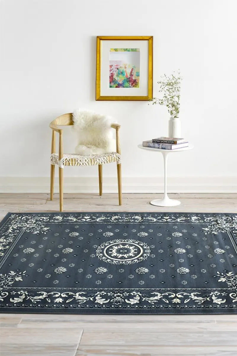 Gino Traditional Rug - 112 Grey