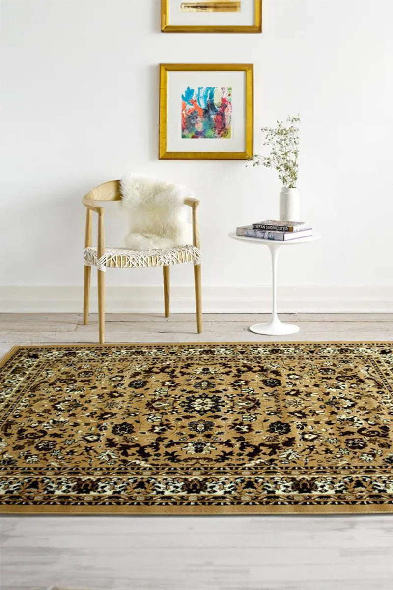 Gino Traditional Rug - 114 Beige