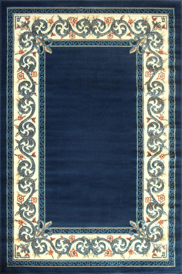 Gino Border Rug - 116 Blue