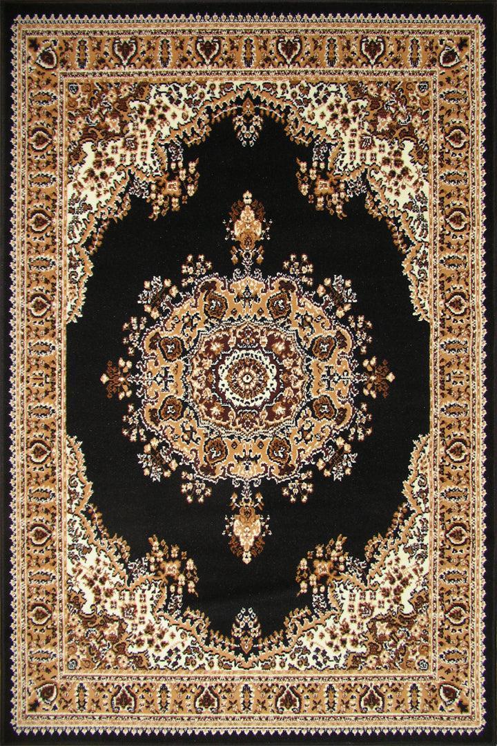 Gino Traditional Medallion Rug 99-BLACK | Buy Rugs Online | Cyrus Rugs