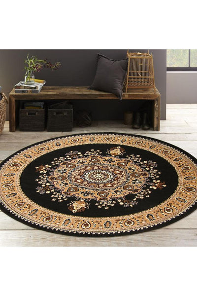 Gino Traditional Rug - 118 Black