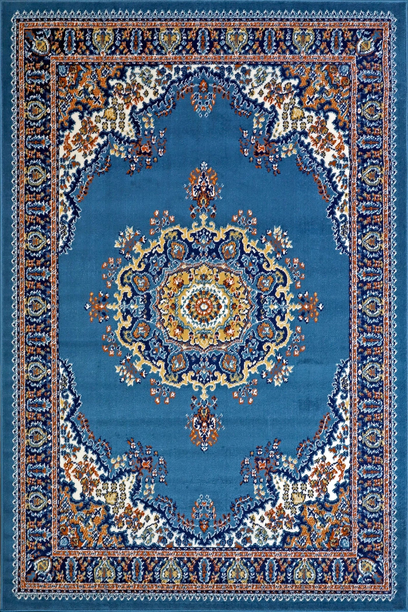 Gino Traditional Rug - 120 Blue