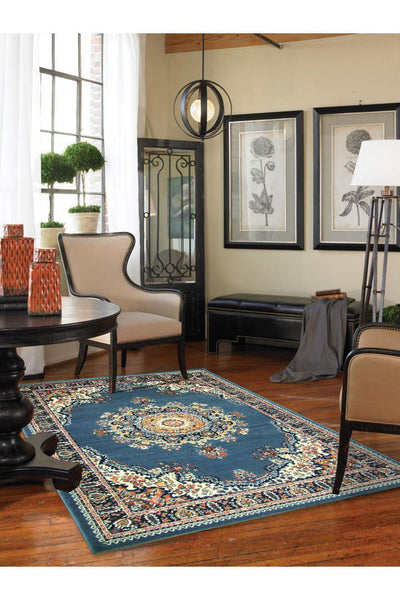 Gino Traditional Rug - 120 Blue