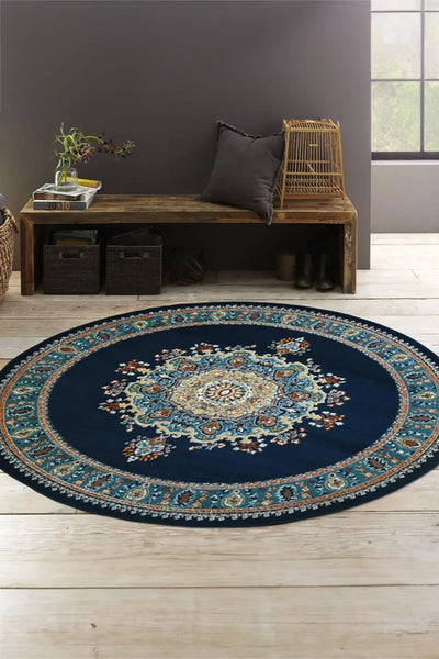 Gino Traditional Rug - 129 Blue