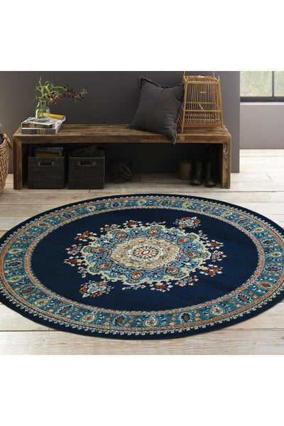 Gino Traditional Rug - 128 Blue