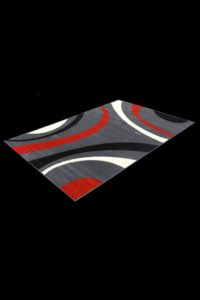 Gino Abstract Rug - 101 Red